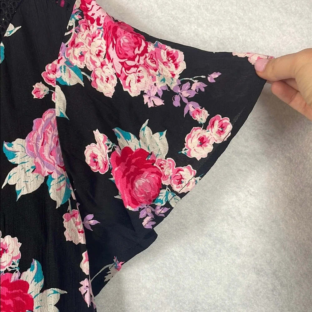 Torrid 3X plus NWT floral flutter sleeve dress whimsygoth fairy cottage